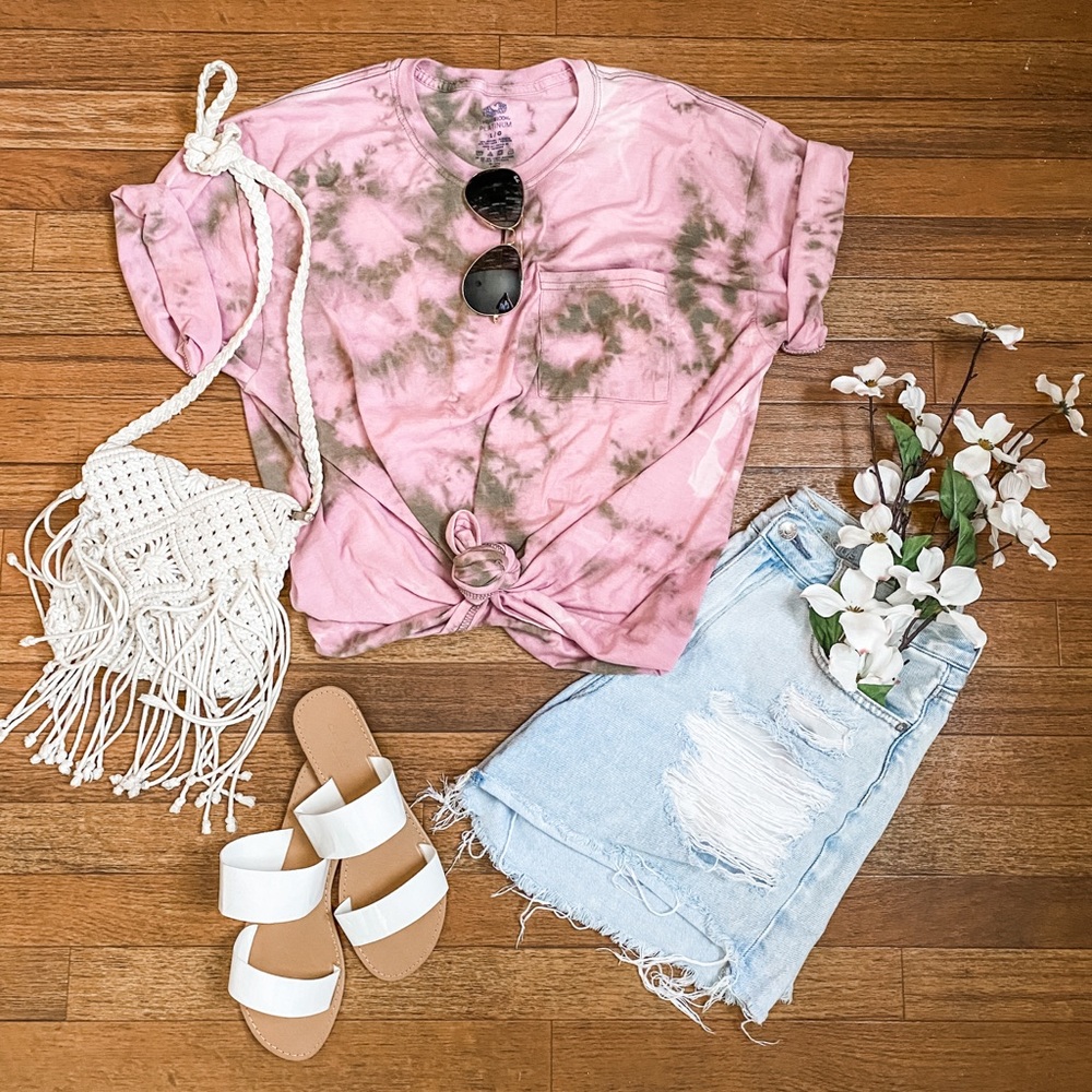 Oversized dyed tee